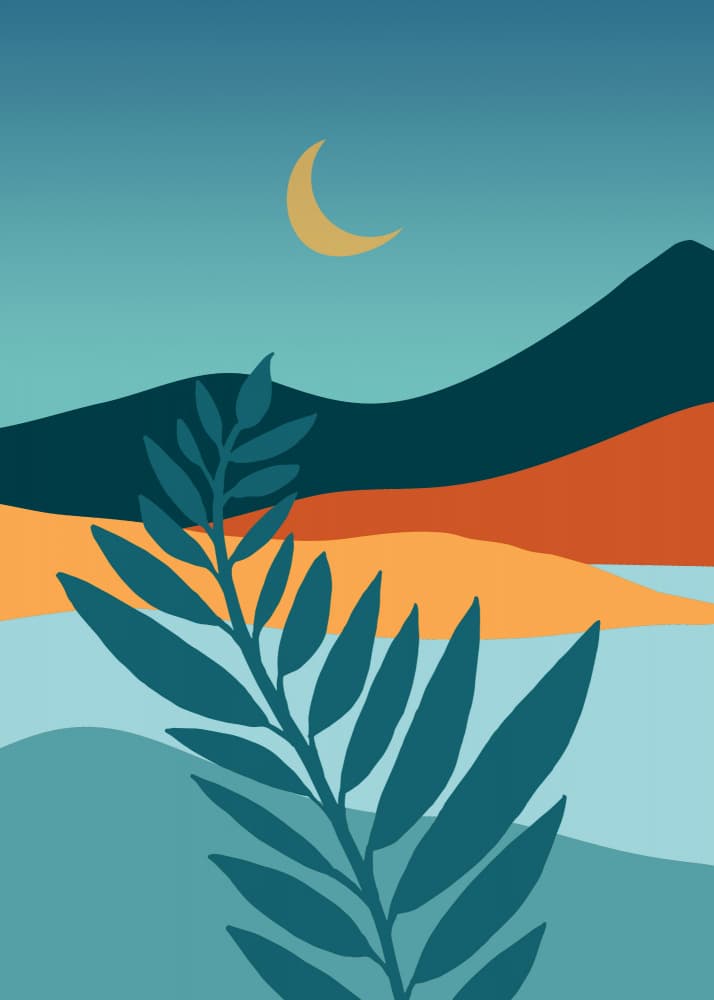 Mediterranean Twilight 5x7 by Kristian Gallagher — canvas wall art