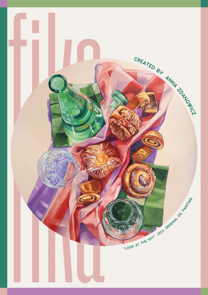Fika Sweet Pastries by Anna Zdanowicz — canvas wall art