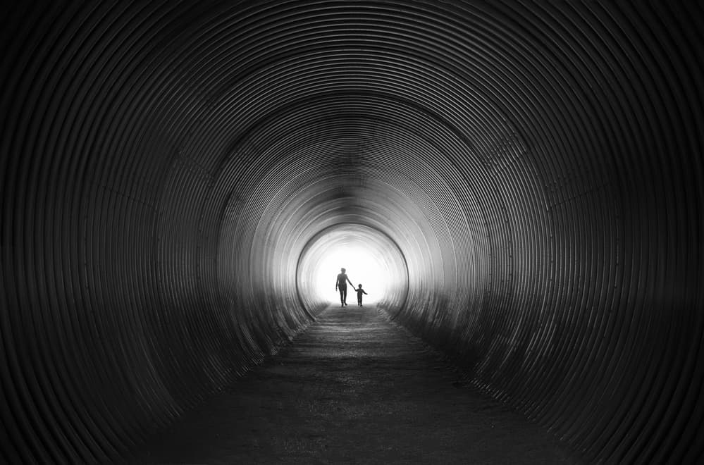 Hope at Tunnel End by Nadav Jonas — canvas wall art