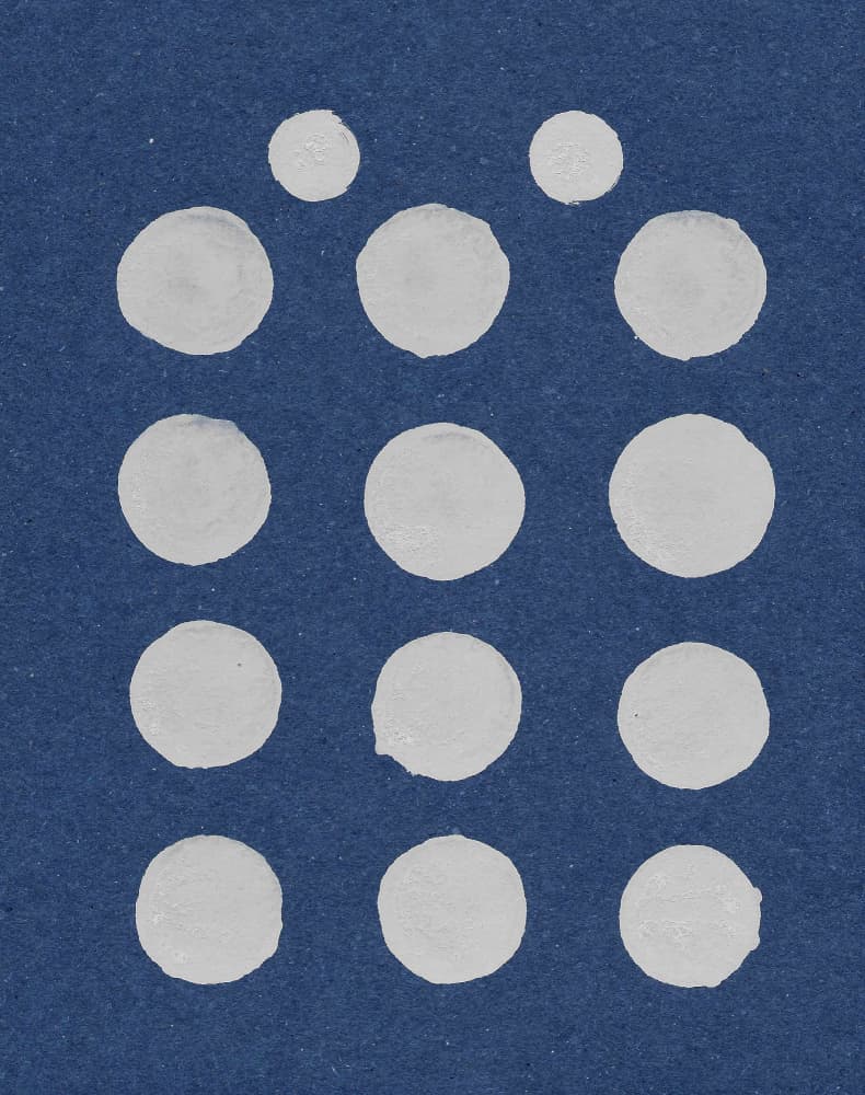 Serene Blue Circles by Santhosh ch — canvas wall art