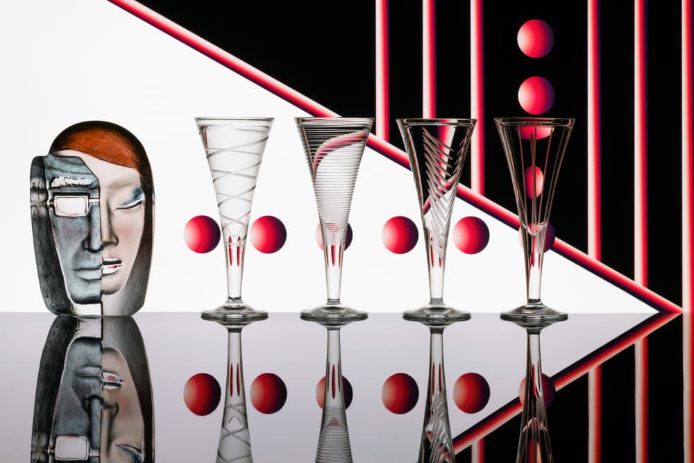 Surreal Geometric Glasses by Renee Doyle — canvas wall art