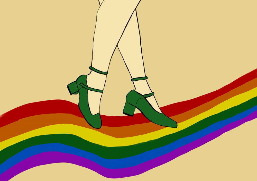 Journey on the Rainbow by Sharyn Bursic — canvas wall art