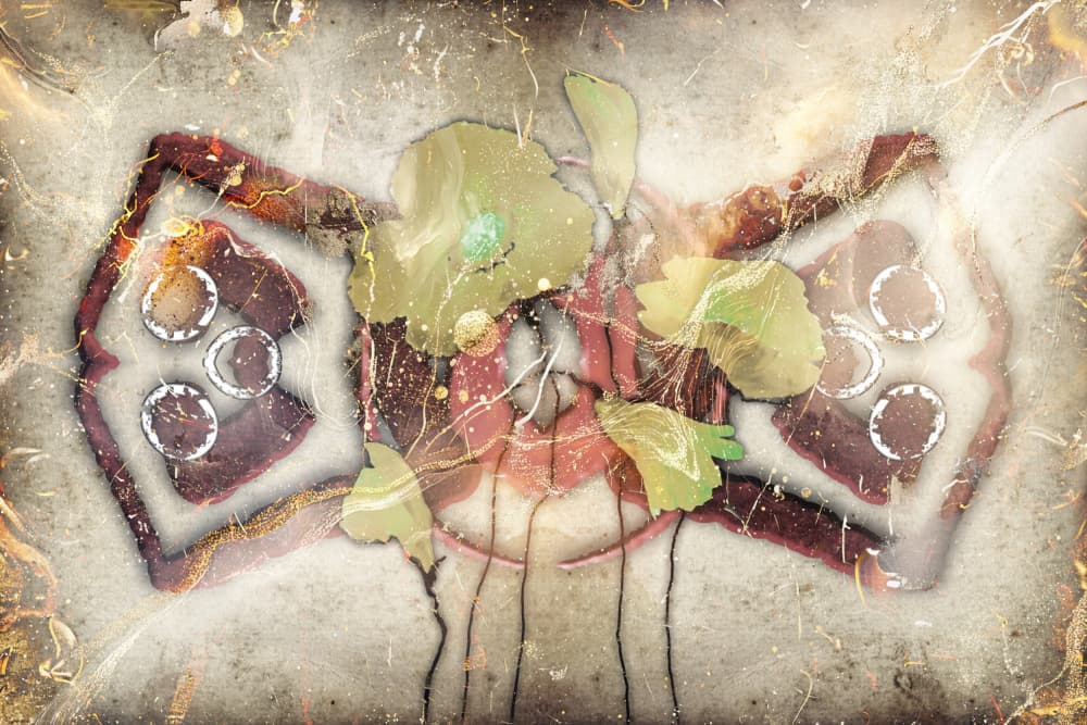 Rustic Botanical Bloom by Rafal Kulik — canvas wall art