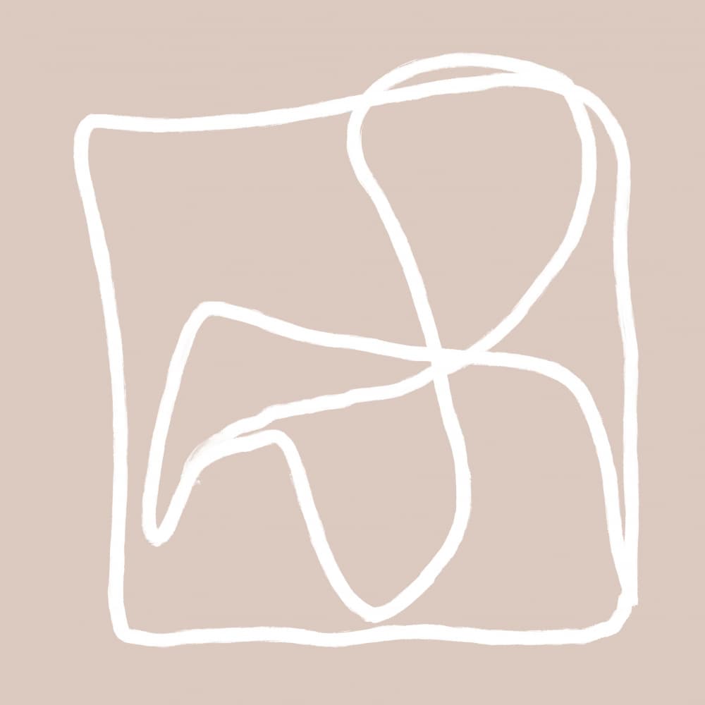 Soft Abstract Line Form by Sharyn Bursic — canvas wall art