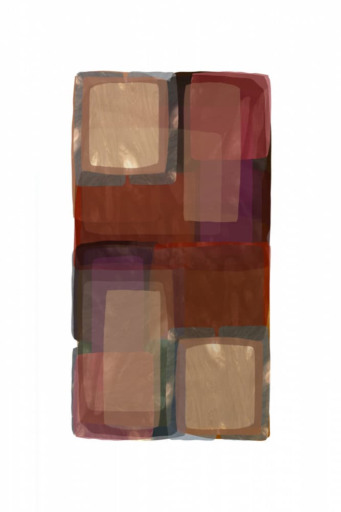 Rich Earthy Blocks by cartissi — canvas wall art