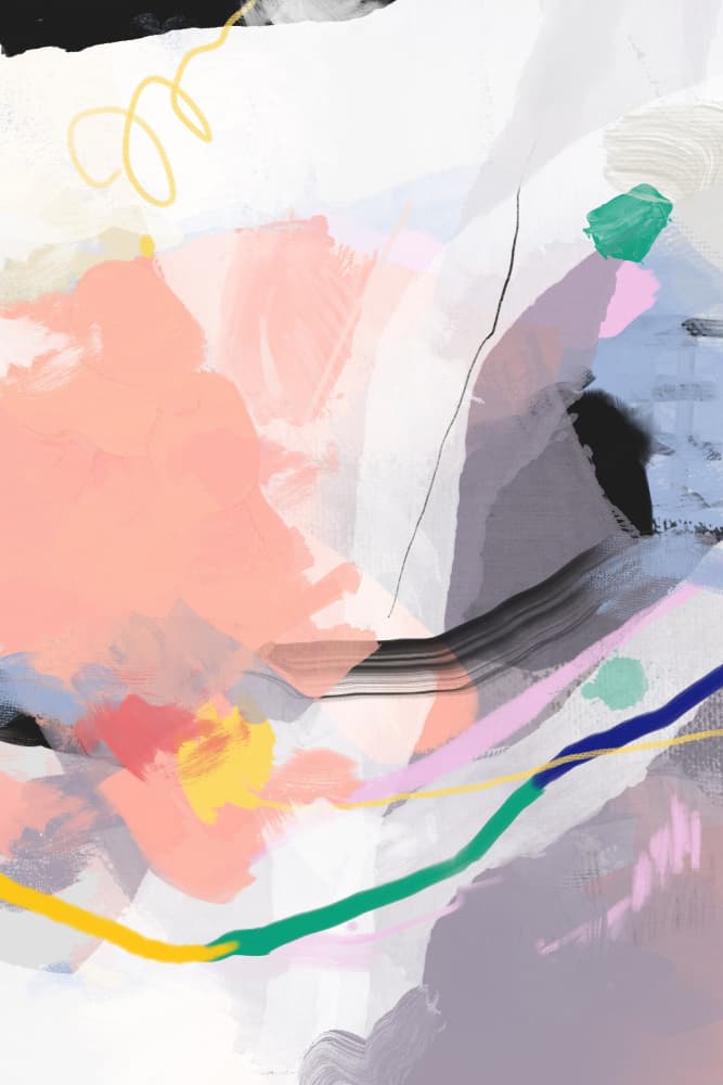 Vibrant Pastel Dynamics by Jilli Darling — canvas wall art