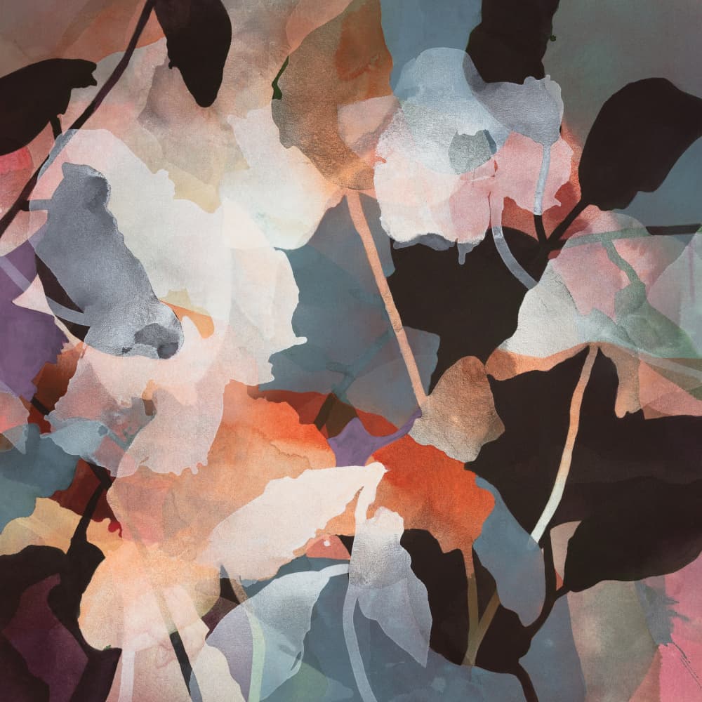 Moody Abstract Botanicals by Ida Kopperud — canvas wall art