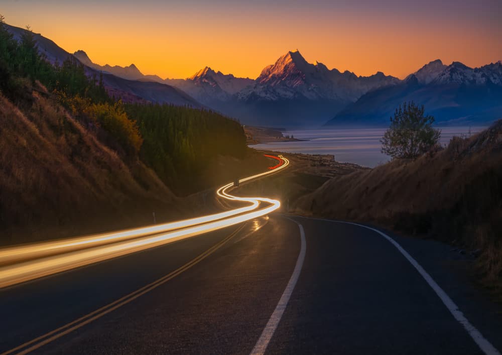Winding Mountain Road Trails by Jianping Yang — canvas wall art