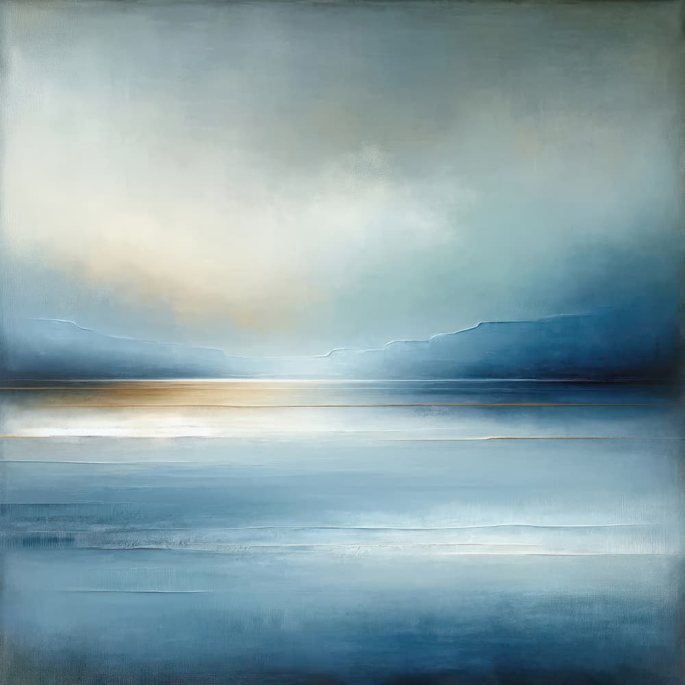 Ethereal Mountain Lake by Alpenglow Workshop — canvas wall art