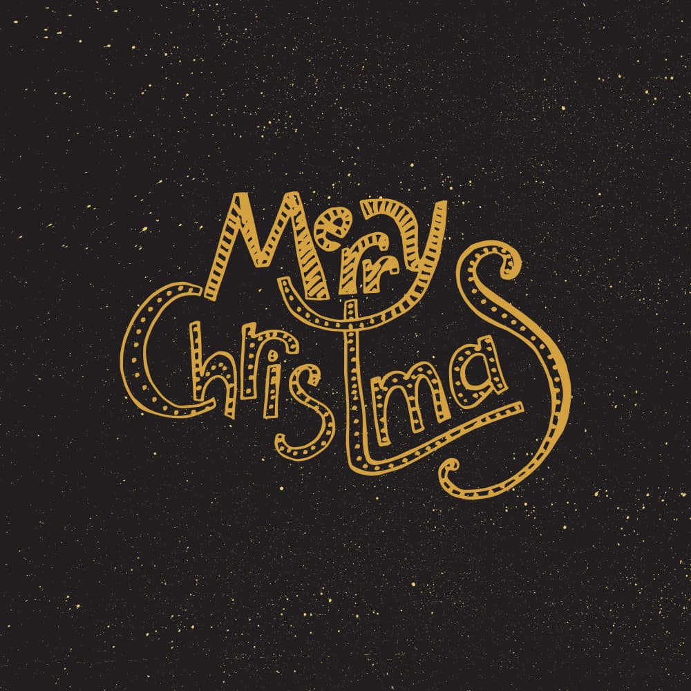 Sparkling Christmas Greeting by Marika Barsrsind — canvas wall art