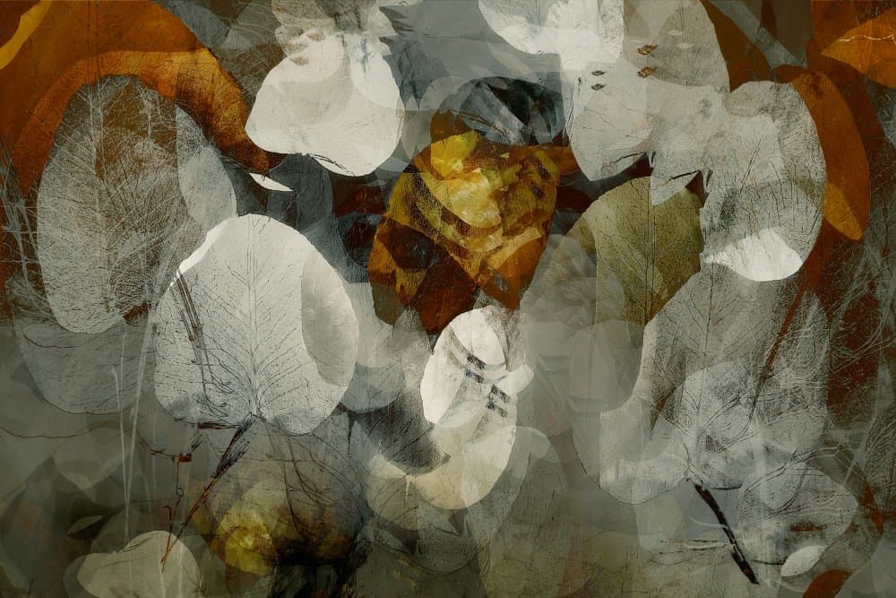 Autumn abstract by Nel Talen — canvas wall art