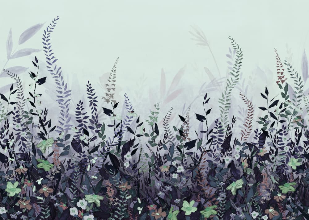 Dreamy Botanical Field by Hendon Lane — canvas wall art