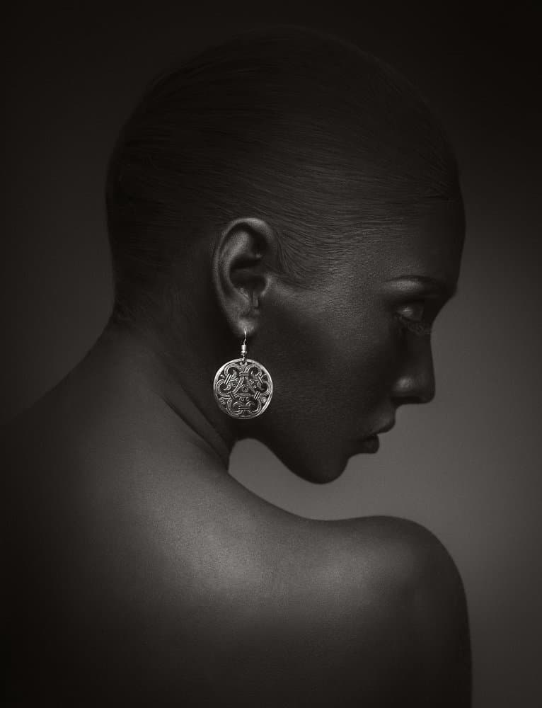 Elegant Dark Profile by Mark Nazarov — canvas wall art