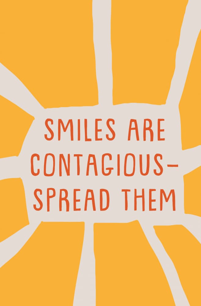 Smiles Are Contagious by Aylin Demir — canvas wall art