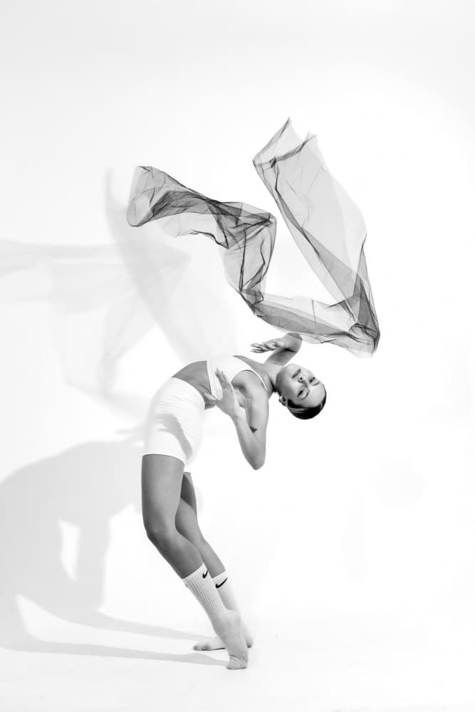 Graceful Dancer Flow by Dekel Abu — canvas wall art