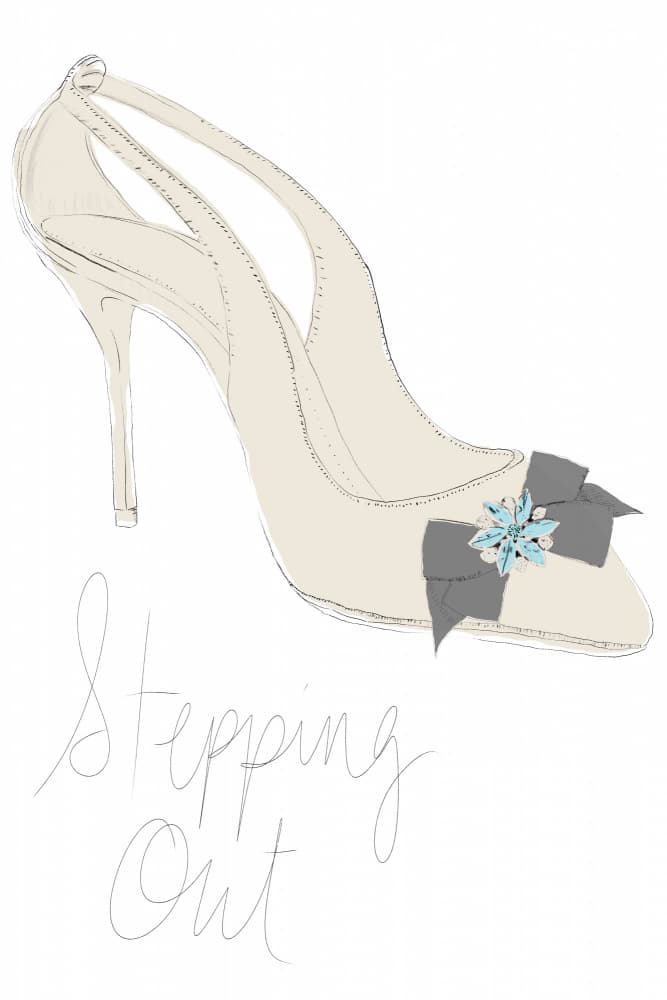 Elegant Stepping Out by casa cartissi — canvas wall art