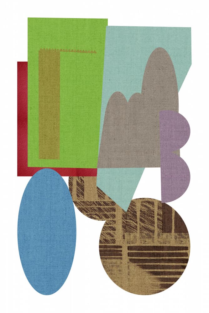 Colorful Abstract Shapes by cartissi — canvas wall art