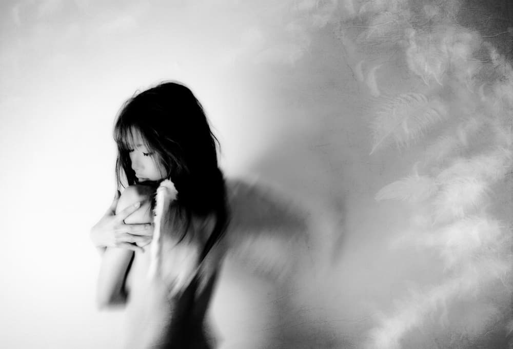 Ethereal Woman Portrait by Keisuke Ikeda @ blackcoffee — canvas wall art