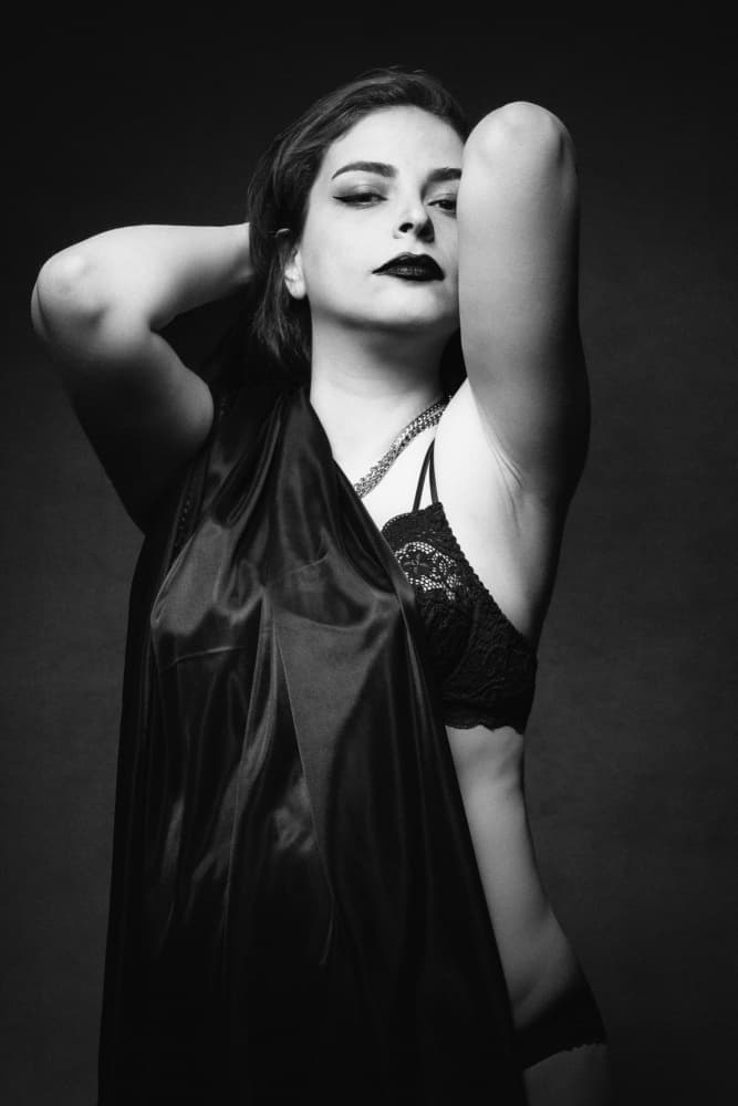 Seductive Dark Portrait by Glamour Studio — canvas wall art