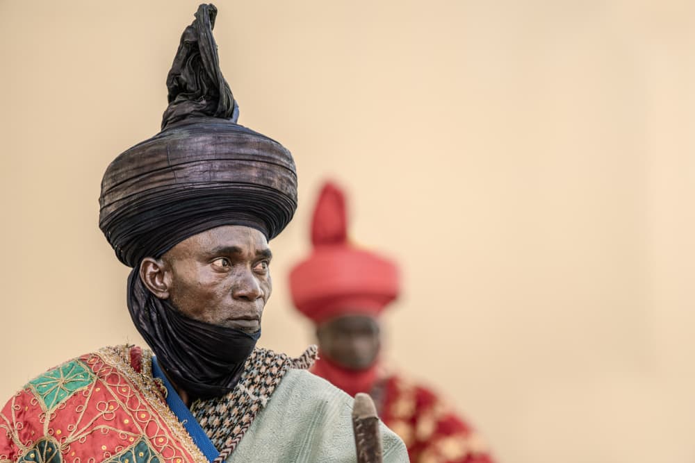 Regal Man in Turban by Trevor Cole — canvas wall art