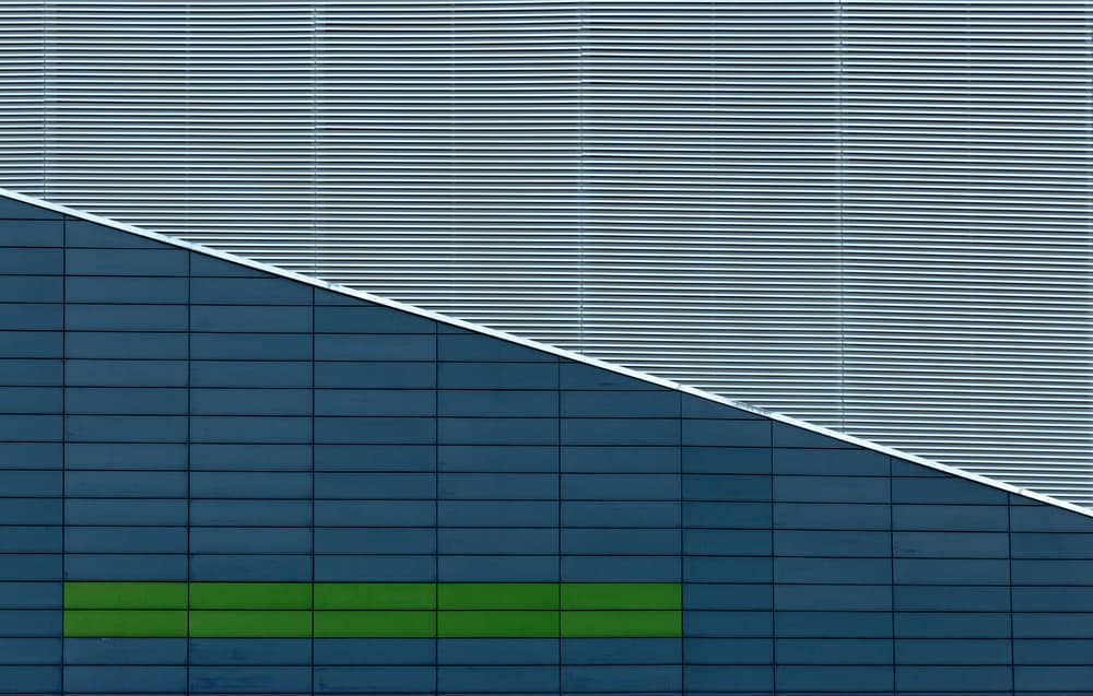 Geometric Building Facade by Jois Domont ( J.L.G.) — canvas wall art