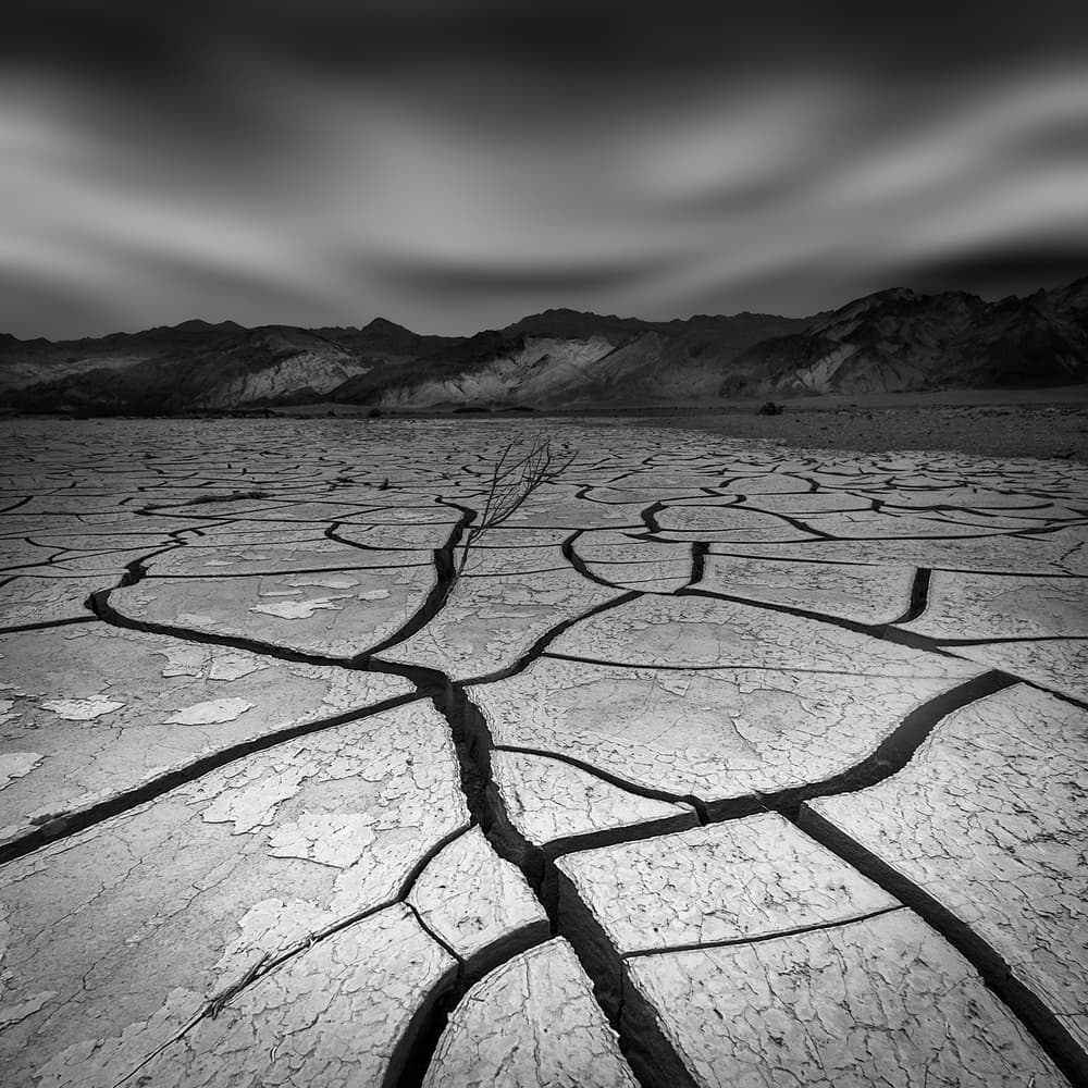 Cracked Earth Landscape by Yi Fan — canvas wall art