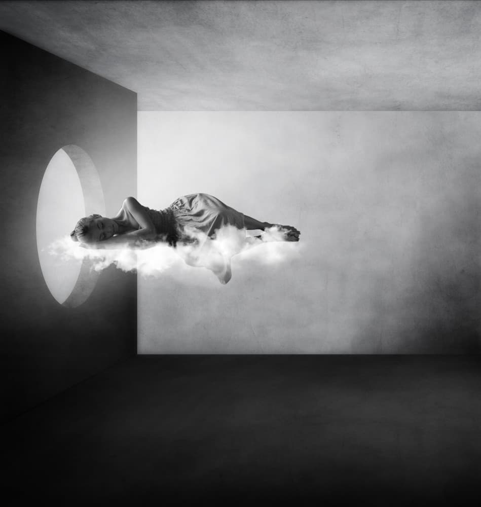 Sleeping On Clouds by Hari Sulistiawan — canvas wall art