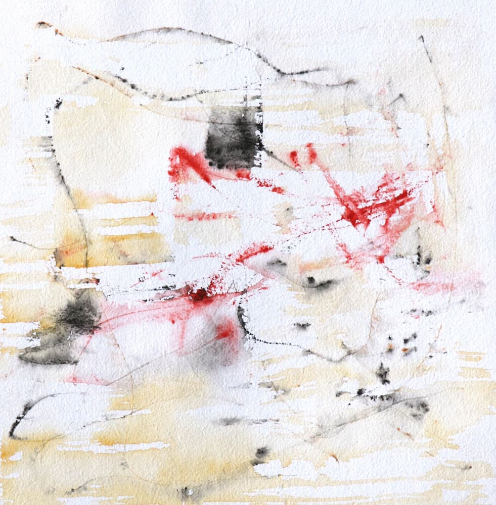 Bold Red Gestures by Santhosh ch — canvas wall art