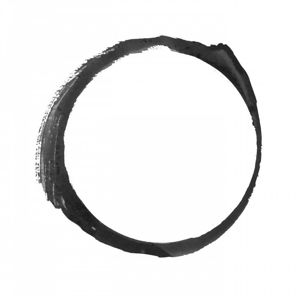 Abstract Zen Circle by cartissi — canvas wall art
