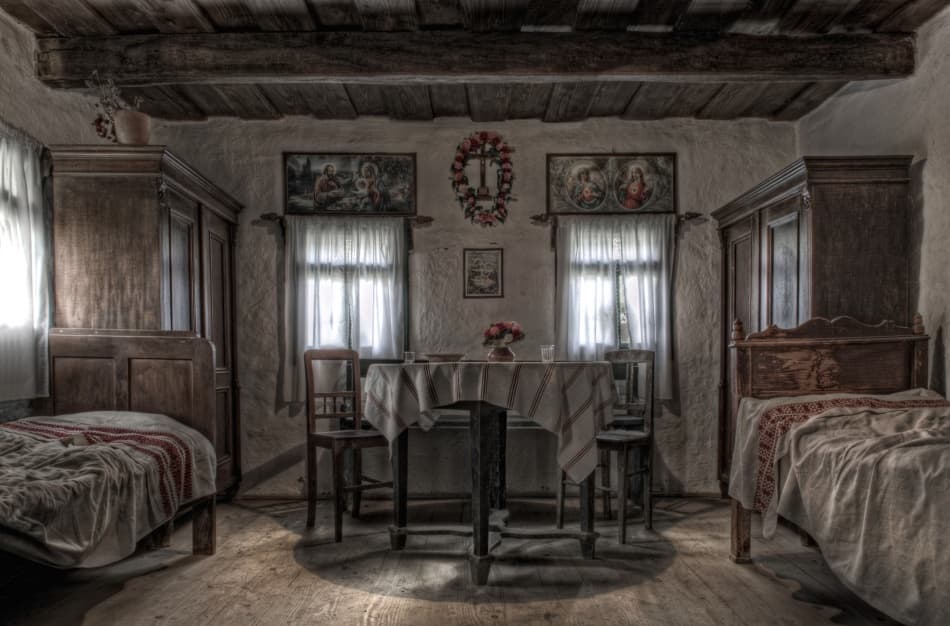 Rustic Home Interior by Samir Pajic — canvas wall art