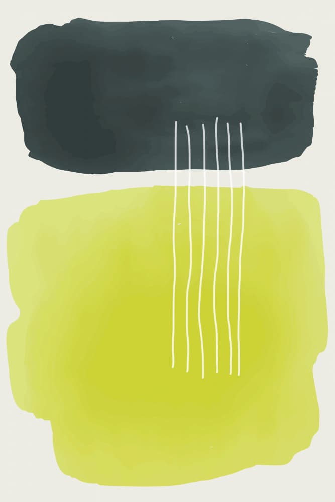 Abstract Green Balance by jay stanley — canvas wall art