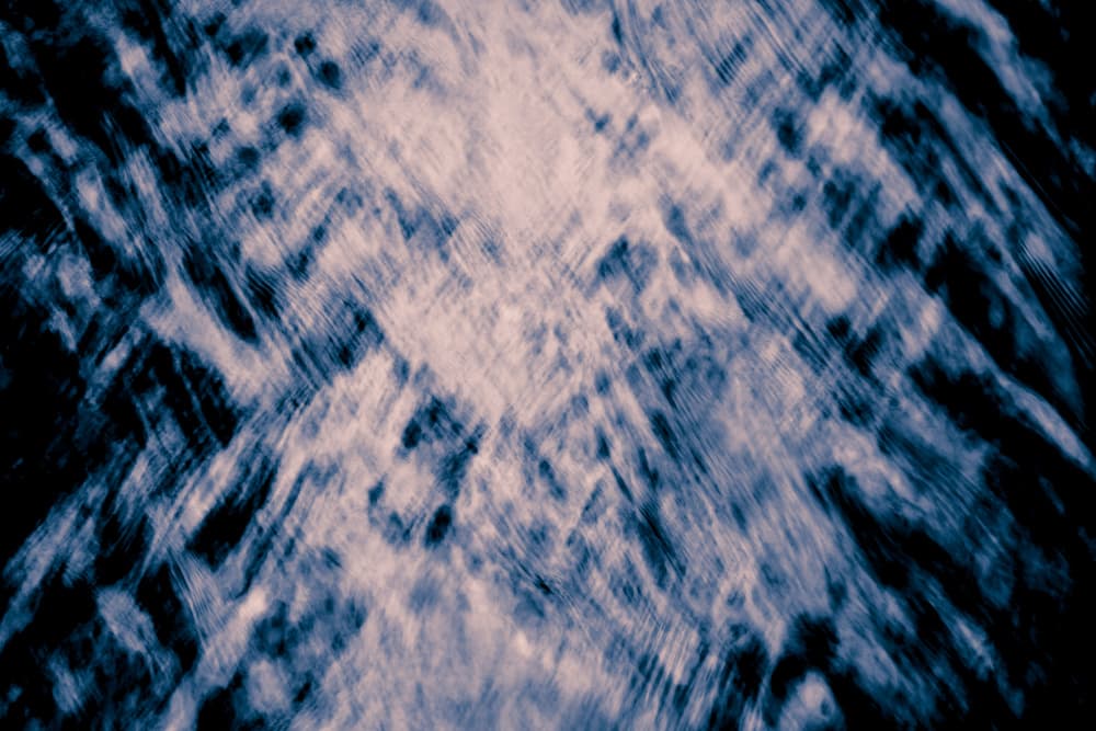 Flowing Abstract Blue by Dieter Reichelt — canvas wall art