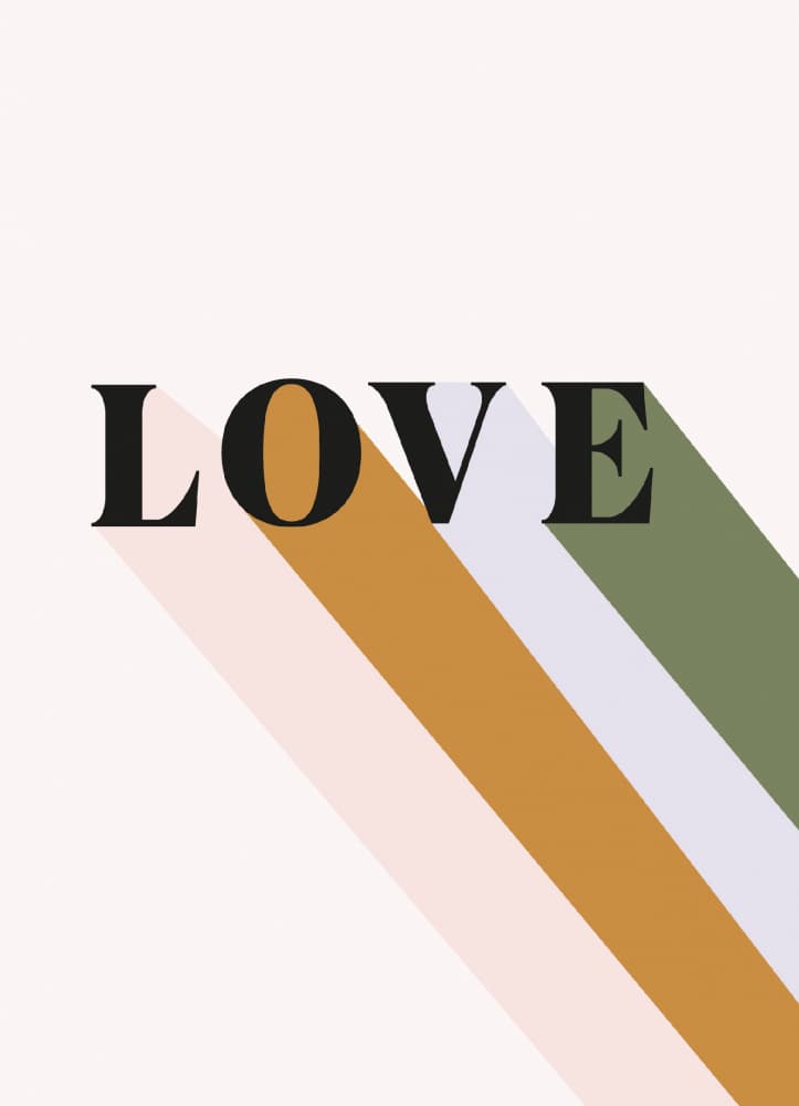 Modern Love Shadows by Aislinn Simmonds — canvas wall art