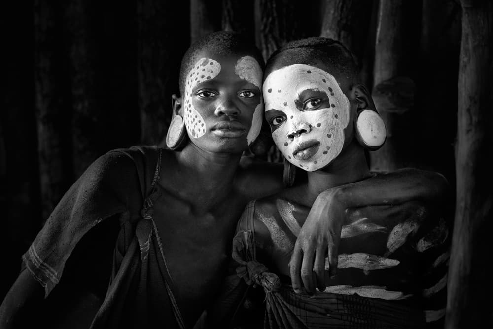 Young Tribal Portrait by Jose Beut — canvas wall art