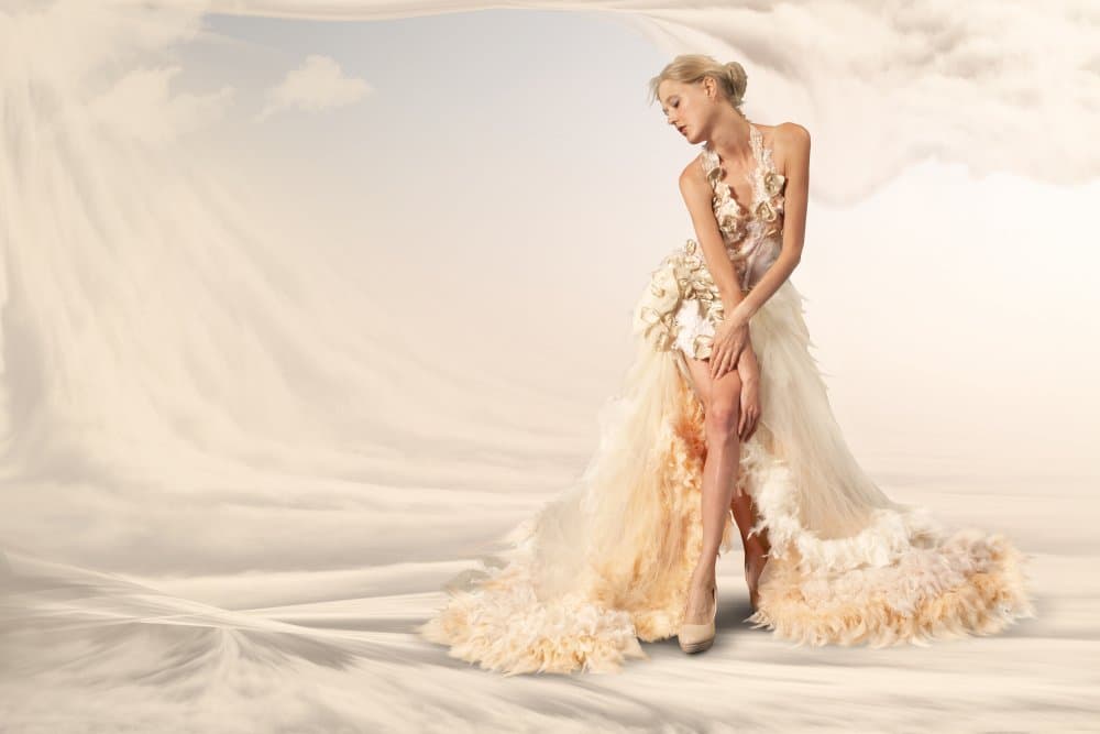 Ethereal Woman Gown by Christine von Diepenbroek — canvas wall art