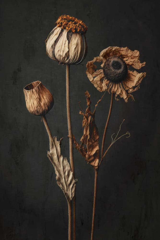 Withered Elegance by Treechild — canvas wall art