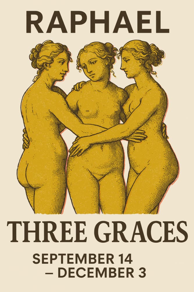 Threegraces by Treechild — canvas wall art