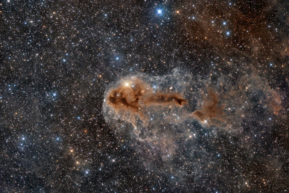 Cosmic Dust and Stars by Vikas Chander — canvas wall art