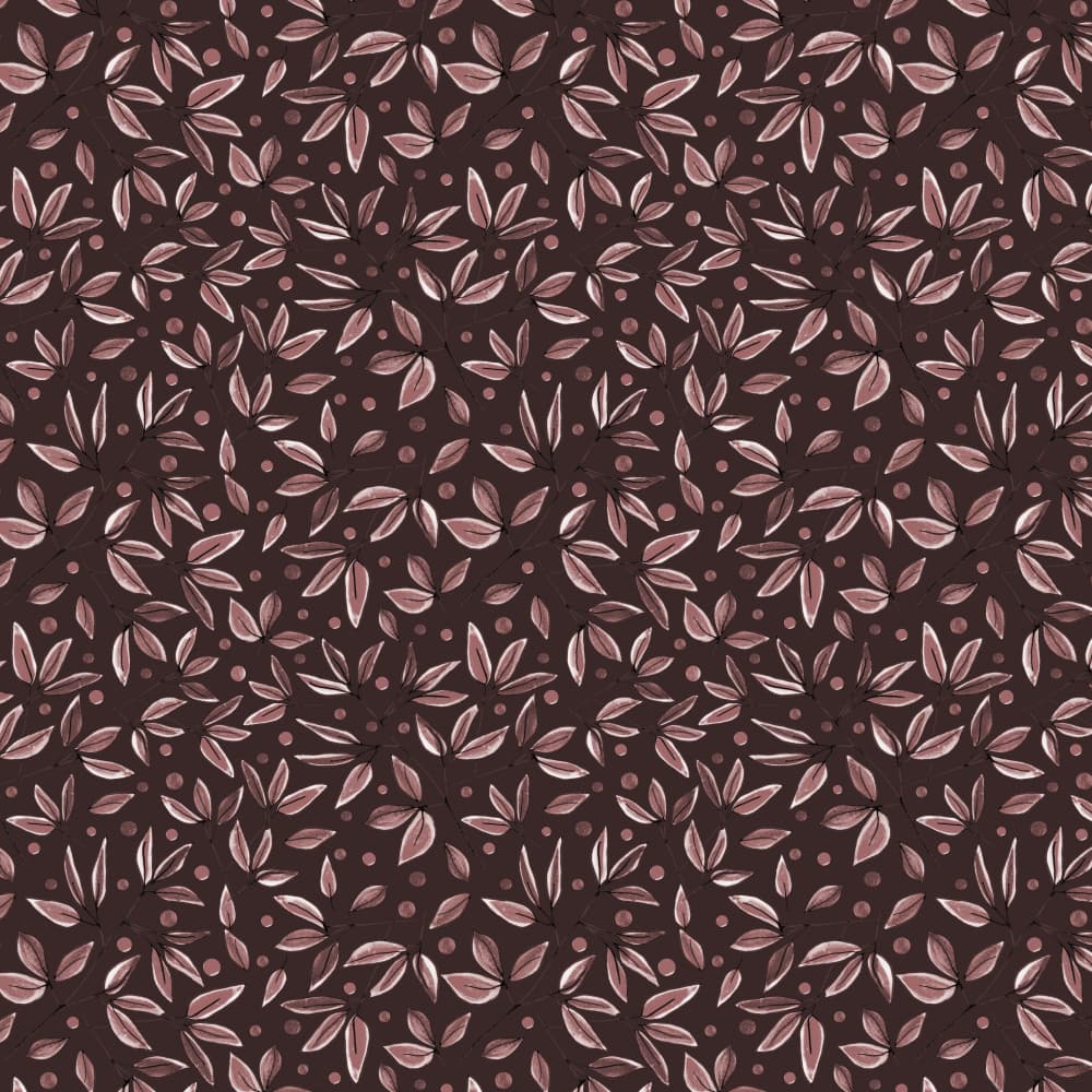 Subtle Rose Leaf Pattern by Michele Channell — canvas wall art
