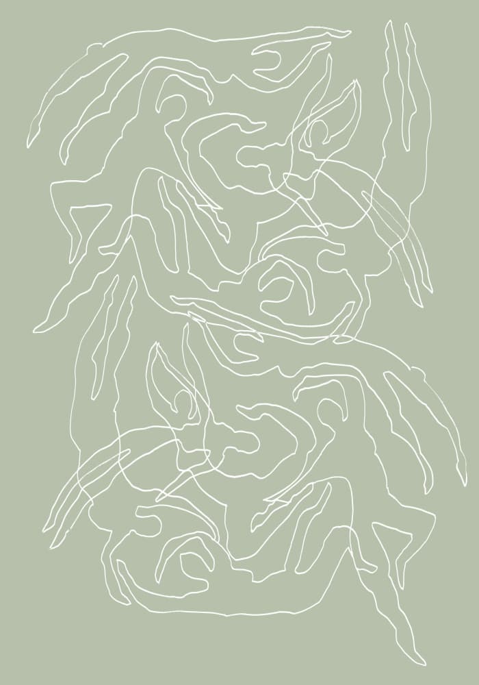 Fluid Movement Lines by Pictufy Studio II — canvas wall art