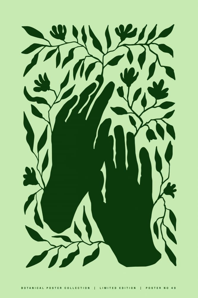 Botanicalpostercolectionno01 by Treechild — canvas wall art