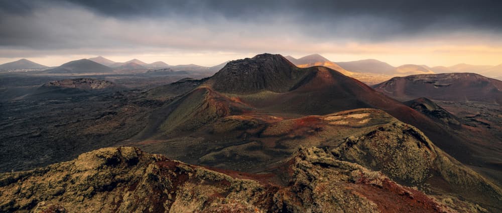 Volcanic Panorama by Stefan Hefele — canvas wall art