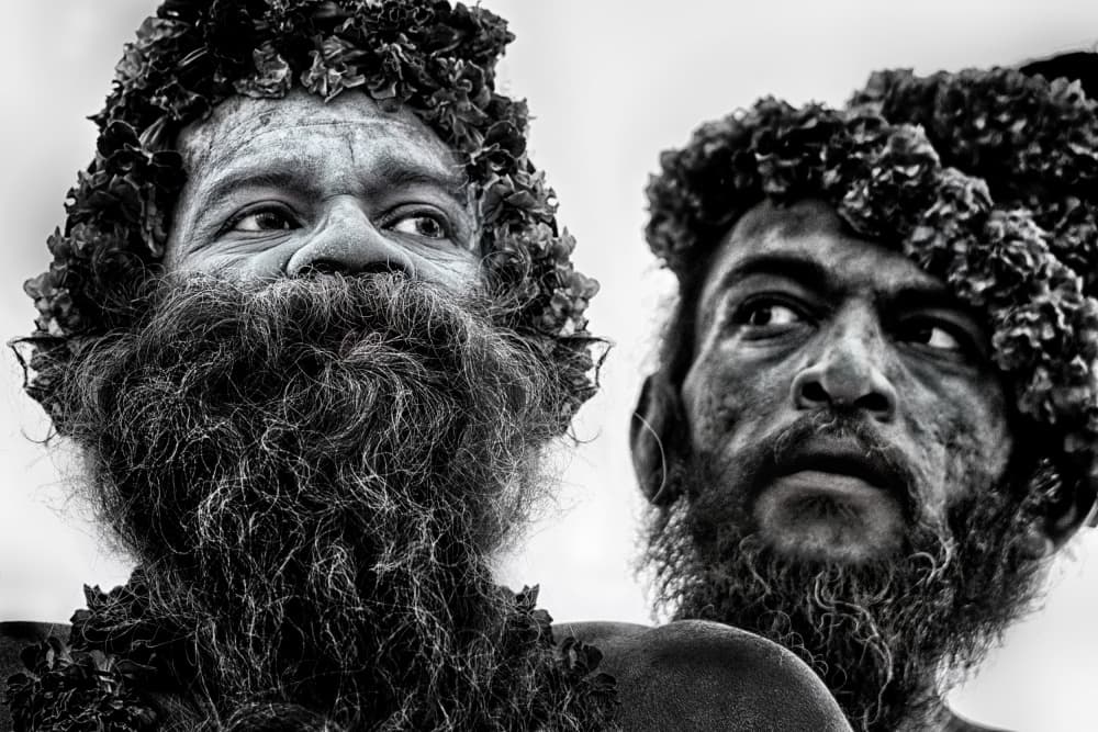Bearded Men Cultural Portrait by Giovanni Cavalli — canvas wall art