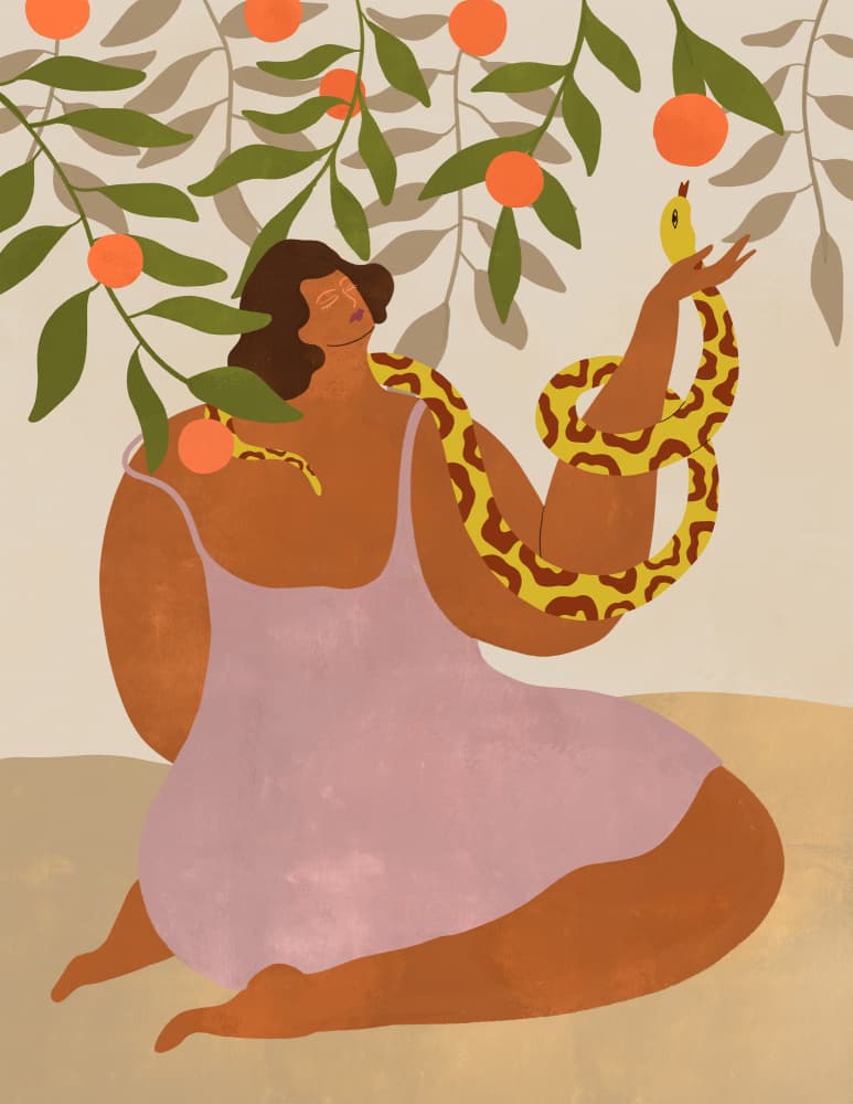 Smell the Orange by Arty Guava — canvas wall art