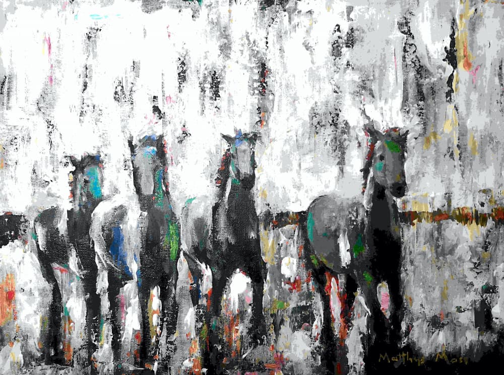 Dynamic Running Horses