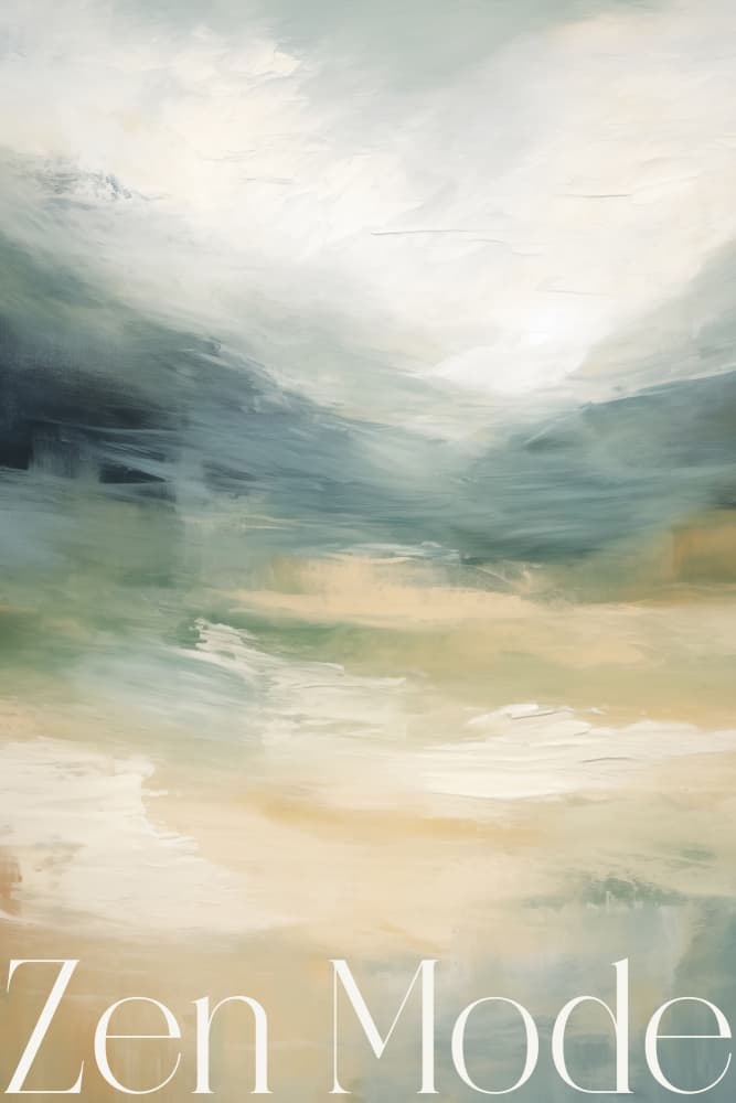 Zenmode(green) by Treechild — canvas wall art