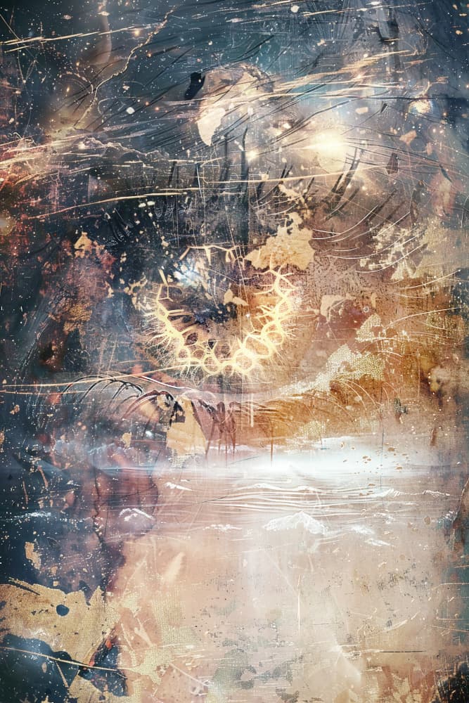 Abstract Cosmic Eye by Rafal Kulik — canvas wall art