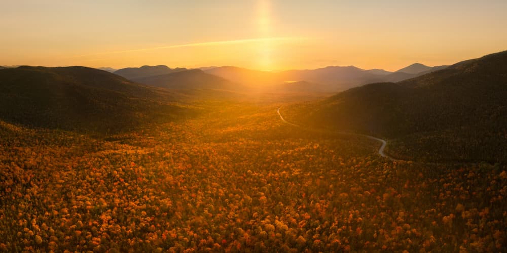 Golden Valley Sunset by John Fan — canvas wall art