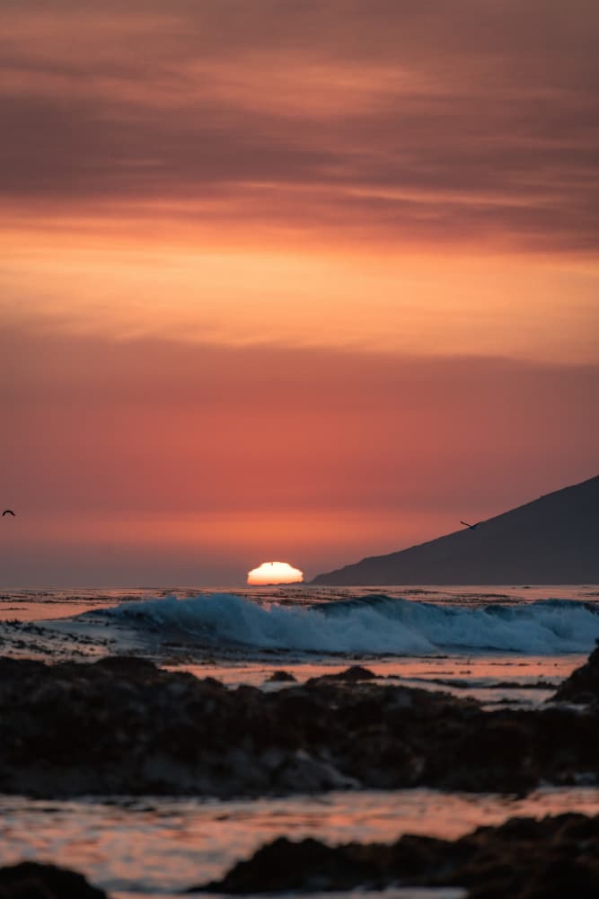 Ocean Sunset Glow by Tim Mossholder — canvas wall art