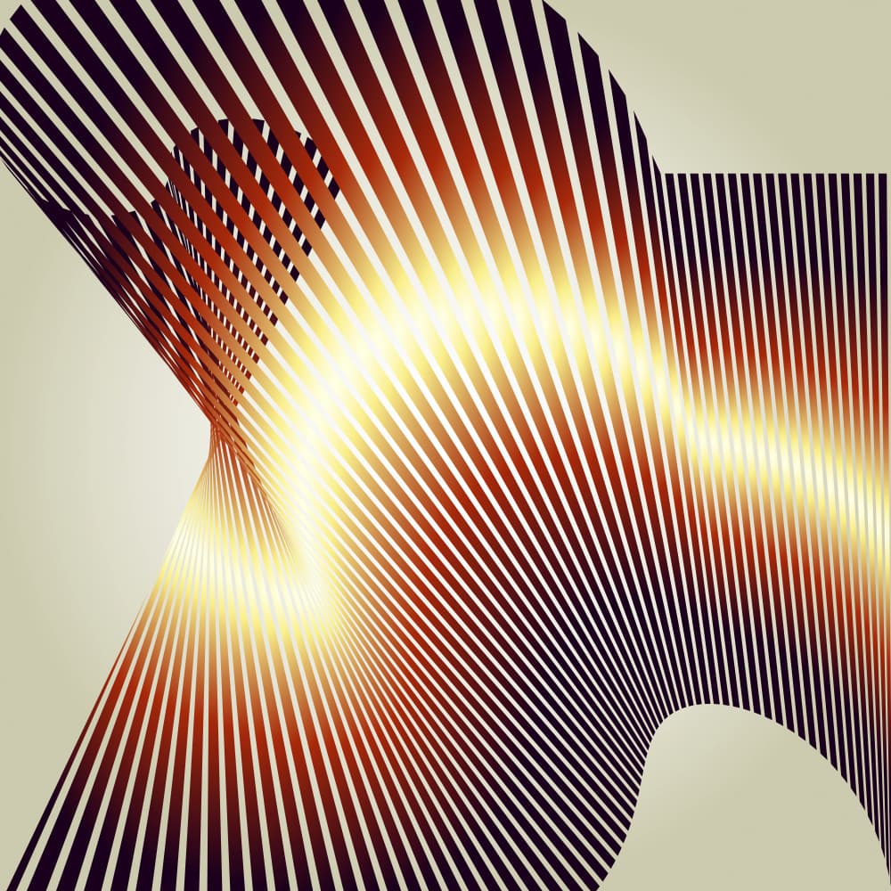 Radiant Abstract Lines by Angelo Cerantola — canvas wall art